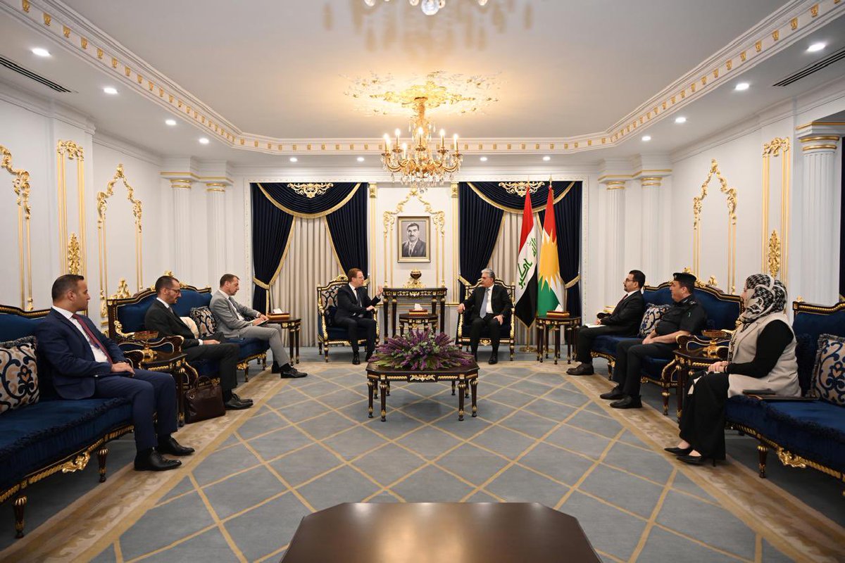 Rêber Ahmed (@rayberahmed) on Twitter photo Received <a href="/FrPatrickDurel/">Patrick Durel</a>, Ambassador of France to Iraq, and <a href="/YannBraem/">Yann Braem</a>, Consul General of France in #Erbil, for a productive meeting. Discussions focused on strengthening bilateral ties, particularly in crisis management, emergency response, and regional dynamics and their Received <a href="/FrPatrickDurel/">Patrick Durel</a>, Ambassador of France to Iraq, and <a href="/YannBraem/">Yann Braem</a>, Consul General of France in #Erbil, for a productive meeting. Discussions focused on strengthening bilateral ties, particularly in crisis management, emergency response, and regional dynamics and their