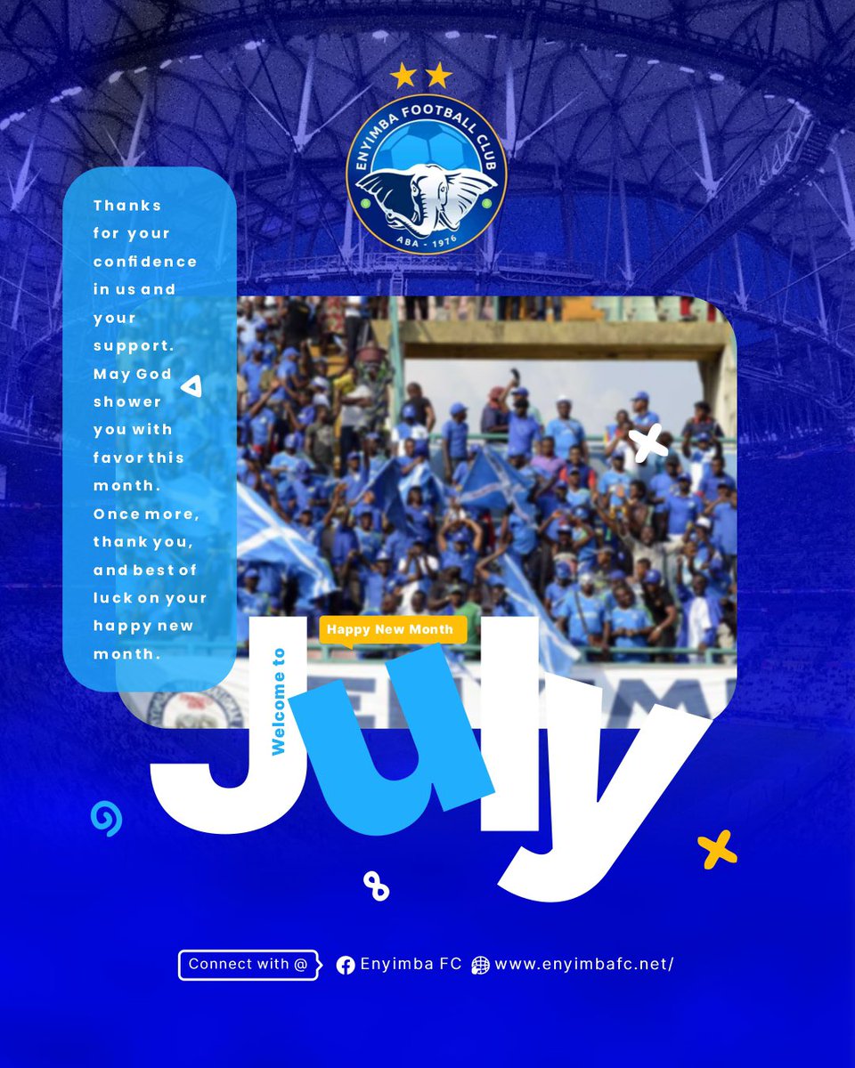 Here's to a fantastic new month filled with joy and happiness ✨✨

#Enyimba