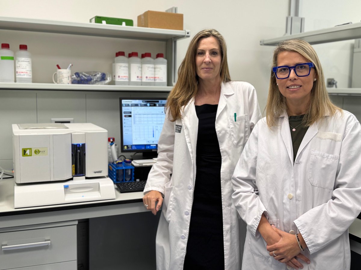👩‍🔬👩‍🔬Conoce la Unidad de Análisis Multiplex de #Fisabio en esta entrevista a sus investigadoras responsables Milagros Rocha y Celia Bañuls.

🎯Descubre el potencial de la tecnología multiplex para el análisis de muestras biológicas.

📰👉Lee la entrevista: fisabio.san.gva.es/es/actualidad/…