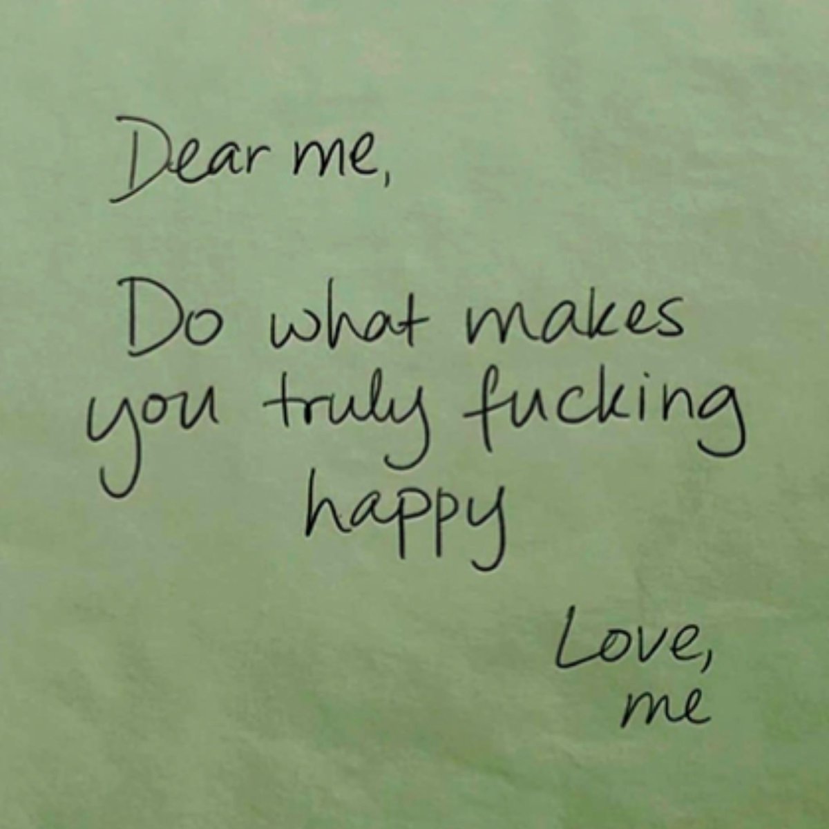 Dear me