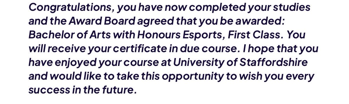 I GOT A FIRST YIPPPPIEEEE