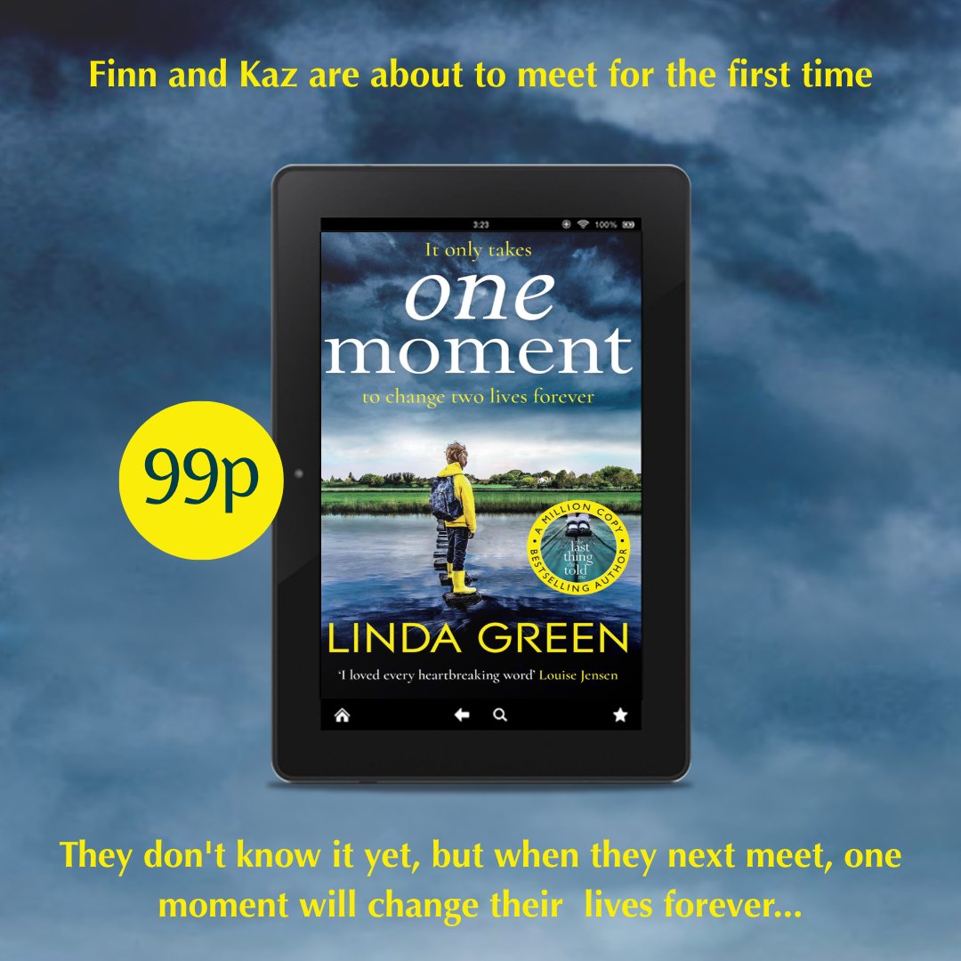Linda Green (@lindagreenisms) on Twitter photo My Radio 2 Book Club novel One Moment is just 99p as part of the #kindlemonthlydeal for July. So if you haven't met Finn and Kaz yet, prepare to have your heart broken before the kindness of strangers mends it again. <a href="/QuercusBooks/">Quercus Books</a> #kindlebooks #kindle #BookTwitter #booktwt My Radio 2 Book Club novel One Moment is just 99p as part of the #kindlemonthlydeal for July. So if you haven't met Finn and Kaz yet, prepare to have your heart broken before the kindness of strangers mends it again. <a href="/QuercusBooks/">Quercus Books</a> #kindlebooks #kindle #BookTwitter #booktwt