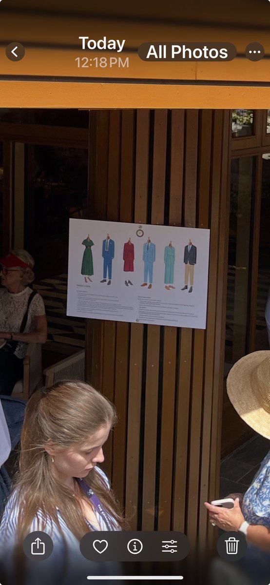 MattFutterman's tweet image. When it’s 90 degrees this dress code for the fancy people at Wimbledon is a major bummer.