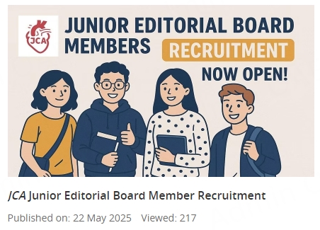 JCA_Journal's tweet image. Call for Youth Editorial Board Members!
Welcome to join The Journal of Cardiovascular Aging (JCA, ESCI, IF=3.0) and help shape the future of the field.
More Details: oaepublish.com/news/jca.1165
#CardioTwitter #AgingResearch #JCA