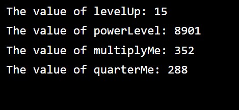 AuraOfGrace's tweet image. Math magic in JavaScript! โจ
Variables got a serious glow-up with some shorthand ops:
๐ levelUp = 15
๐ฅ powerLevel = 8901
๐ multiplyMe = 352
๐ฐ quarterMe = 288
console.log() = best debugging buddy ๐ป
#100DaysOfCode #JavaScriptFun