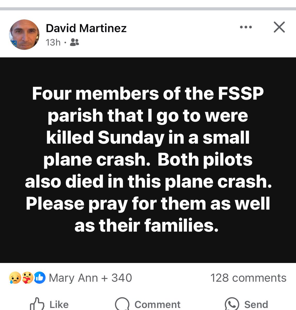 Ohio parish.  RIP.