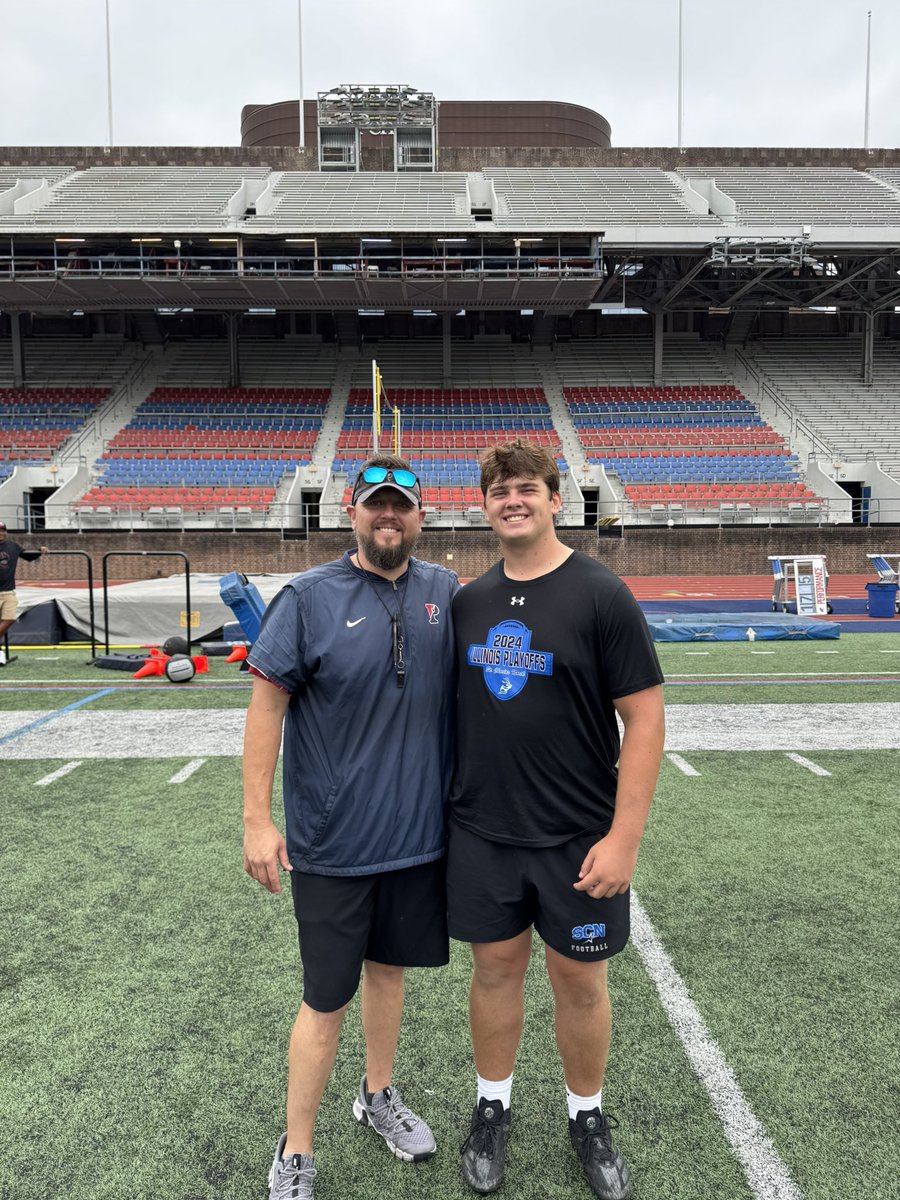 CooperKowalczyk's tweet image. Thank you @David_Josephson and @CoachMetzler for having me out last week for a great UPenn camp! Had a great time competing and thanks to all the coaches that talked to me after camp! @robertpomazak @SCNFBOFFICIAL @PrepRedzoneIL @EDGYTIM