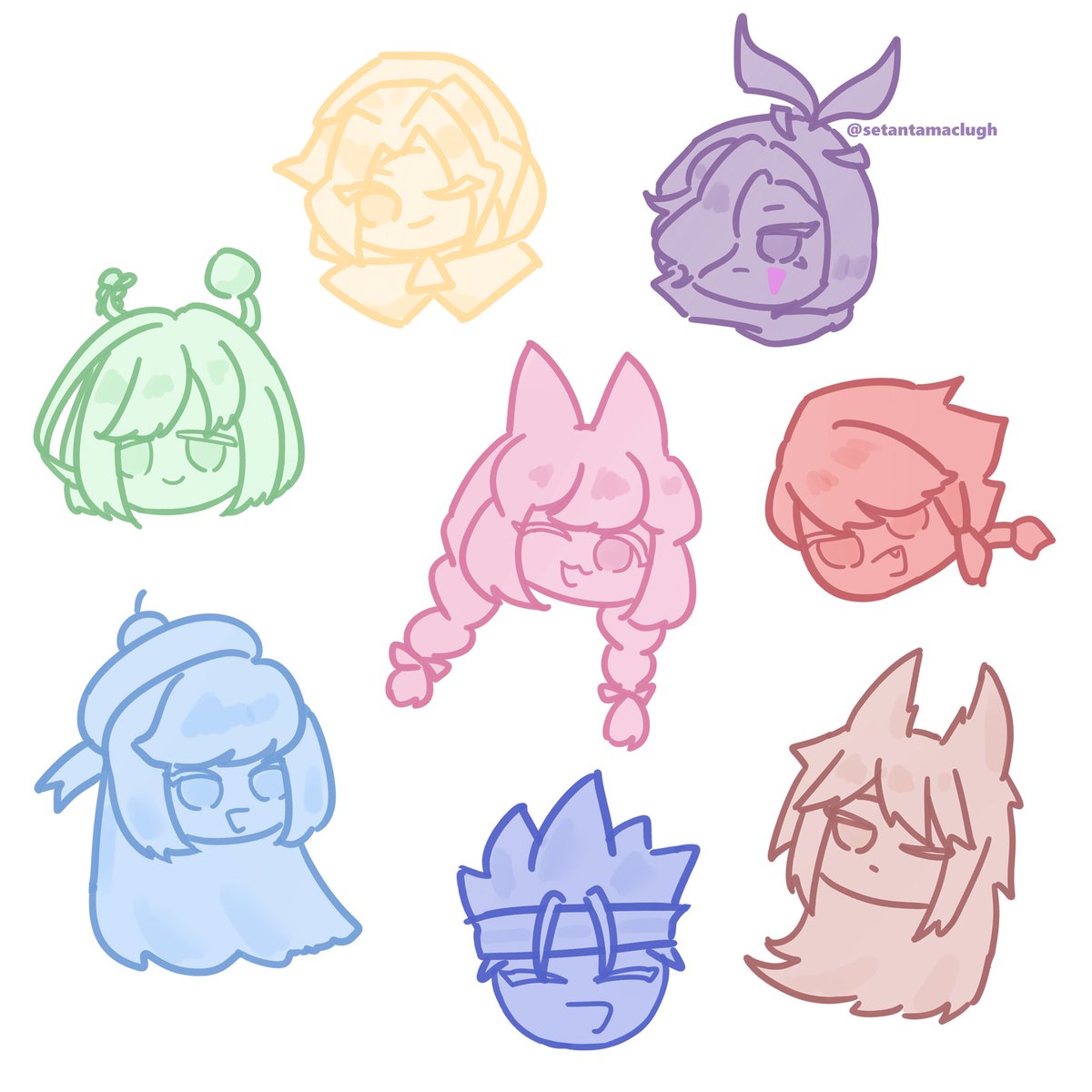 setantamaclugh's tweet image. #cookierun #cookieruntoa #sodacreamcookie #crushedpeppercookie #lemonzestcookie #kohlrabicookie #icemintcookie #frostrockcookie #greenbellcookie #strawberrymochicookie
(放下一些小豆丁)