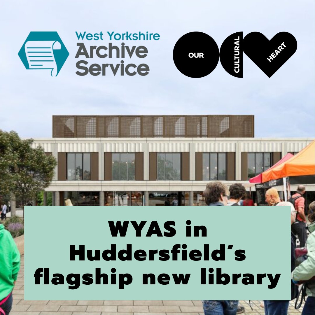 A new hub for the West Yorkshire Archive Service (WYAS) will be opening in #Huddersfield's flagship new library, as part of the #OurCulturalHeart regeneration scheme. 📜

Read the full story here: ourculturalheart.co.uk/west-yorkshire…