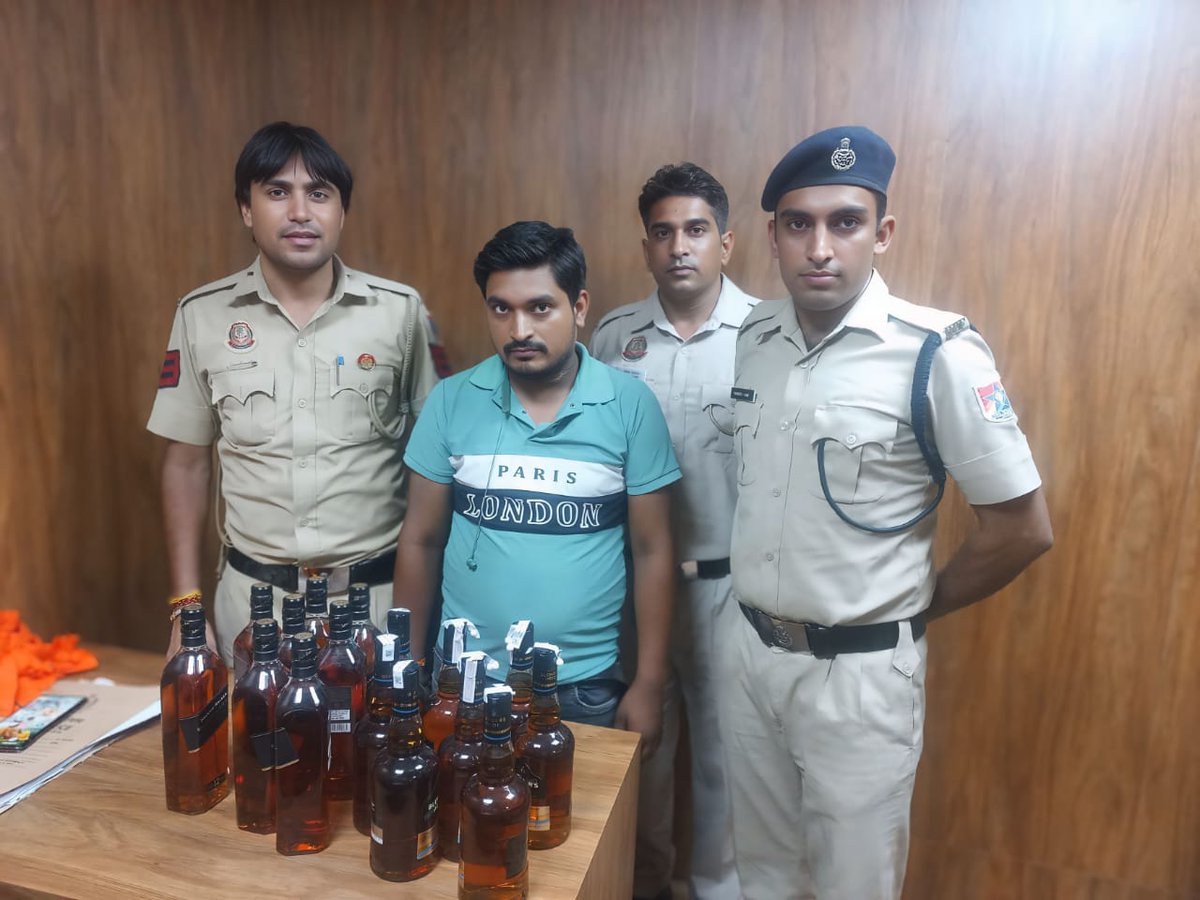 RPF Delhi Division (@rpfnrdli) on Twitter photo <a href="/RPF_INDIA/">RPF INDIA</a>
<a href="/drm_dli/">DRM Delhi NR</a>
<a href="/rpfnr_/">RPF Northern Railway</a>
<a href="/RailwaySeva/">RailwaySeva</a>
<a href="/RailMinIndia/">Ministry of Railways</a>
<a href="/PMOIndia/">PMO India</a>
<a href="/HMOIndia/">गृहमंत्री कार्यालय, HMO India</a>
<a href="/ficci_india/">FICCI</a>
<a href="/Cascadeglobal/">FICCI CASCADE 🇮🇳</a>
#OperationSatark # RPF NDLS busted an interstate liquor smuggler.16 bottle of illicit liquor ₹33,200 seized from PF No 2-3 at New Delhi, Legal action initiated by GRP. <a href="/RPF_INDIA/">RPF INDIA</a>
<a href="/drm_dli/">DRM Delhi NR</a>
<a href="/rpfnr_/">RPF Northern Railway</a>
<a href="/RailwaySeva/">RailwaySeva</a>
<a href="/RailMinIndia/">Ministry of Railways</a>
<a href="/PMOIndia/">PMO India</a>
<a href="/HMOIndia/">गृहमंत्री कार्यालय, HMO India</a>
<a href="/ficci_india/">FICCI</a>
<a href="/Cascadeglobal/">FICCI CASCADE 🇮🇳</a>
#OperationSatark # RPF NDLS busted an interstate liquor smuggler.16 bottle of illicit liquor ₹33,200 seized from PF No 2-3 at New Delhi, Legal action initiated by GRP.