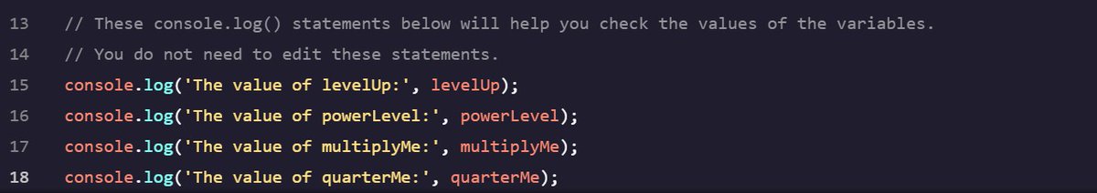 AuraOfGrace's tweet image. Math magic in JavaScript! โจ
Variables got a serious glow-up with some shorthand ops:
๐ levelUp = 15
๐ฅ powerLevel = 8901
๐ multiplyMe = 352
๐ฐ quarterMe = 288
console.log() = best debugging buddy ๐ป
#100DaysOfCode #JavaScriptFun