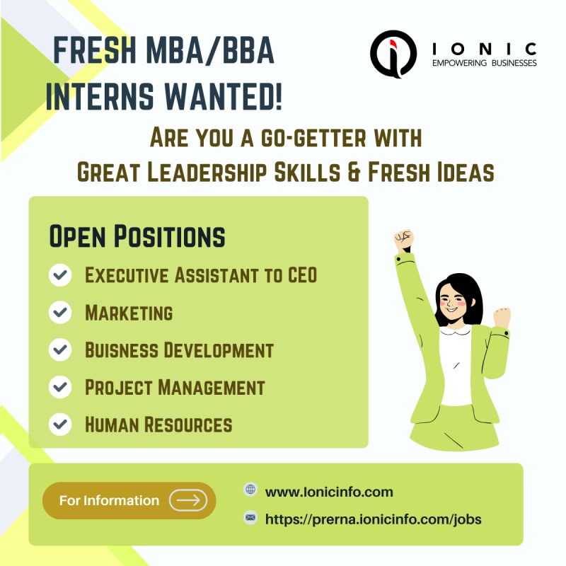 info_ionic's tweet image. Join Our Team at Ionic Info Solutions Pvt Ltd.

Apply today 
👉 lnkd.in/dAXjVJaX
(Mumbai, Thane, Kalyan- Dombivali, Navi Mumbai)

#InternshipOpportunities #Intern #MBA #Marketing #Freshers #Leadership