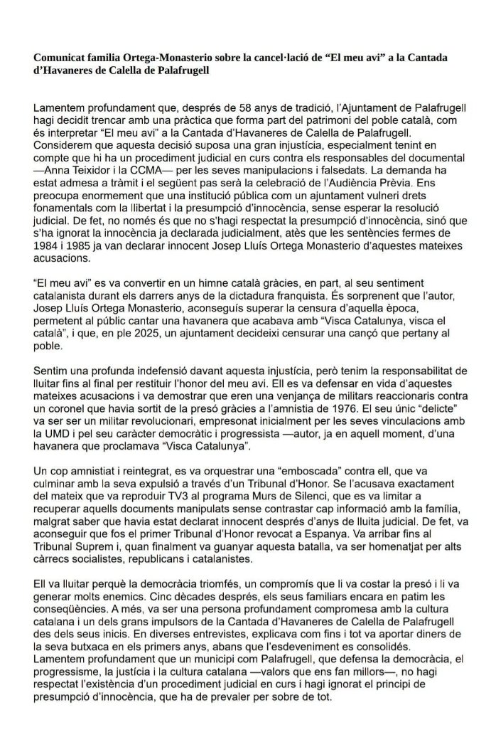 EVGENI (@puigfalconer) on Twitter photo VISCA CATALUNYA i VISCA EL CATALÀ!!!
Aquest és el problema sra Laura Millán Morales alcaldesa de Palafrugell i de <a href="/socialistes_cat/">Socialistes PSC/❤</a> , oi?
A pesar de vosaltres, LA CANTAREM!!!!!!!!!!!!!!!! VISCA CATALUNYA i VISCA EL CATALÀ!!!
Aquest és el problema sra Laura Millán Morales alcaldesa de Palafrugell i de <a href="/socialistes_cat/">Socialistes PSC/❤</a> , oi?
A pesar de vosaltres, LA CANTAREM!!!!!!!!!!!!!!!!