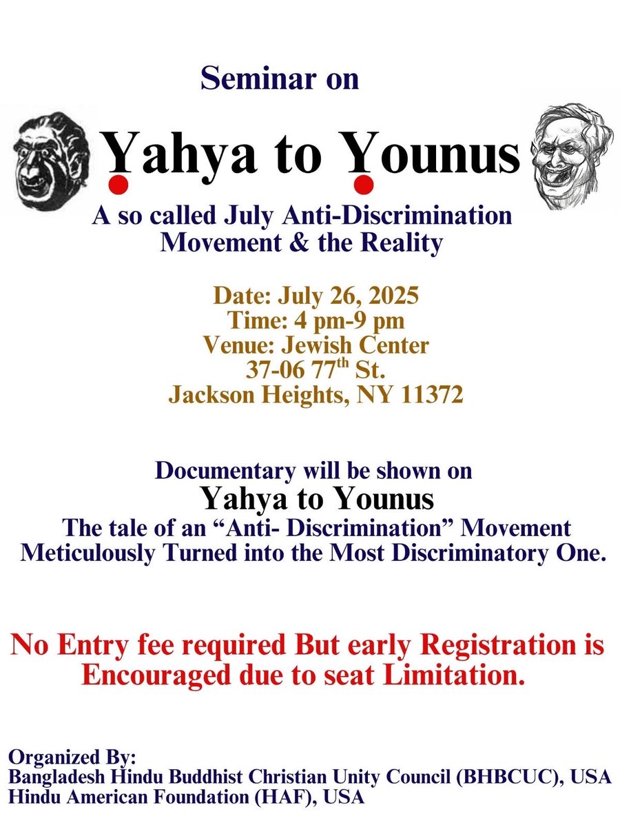 UnityCouncilUSA's tweet image. Please join in person and remotely on zoom. Links will be provided closer to the date of Seminar!