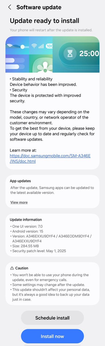 thaha2353's tweet photo. Samsung galaxy A34 5g update India Today https://t.co/pmVyY5jL7E