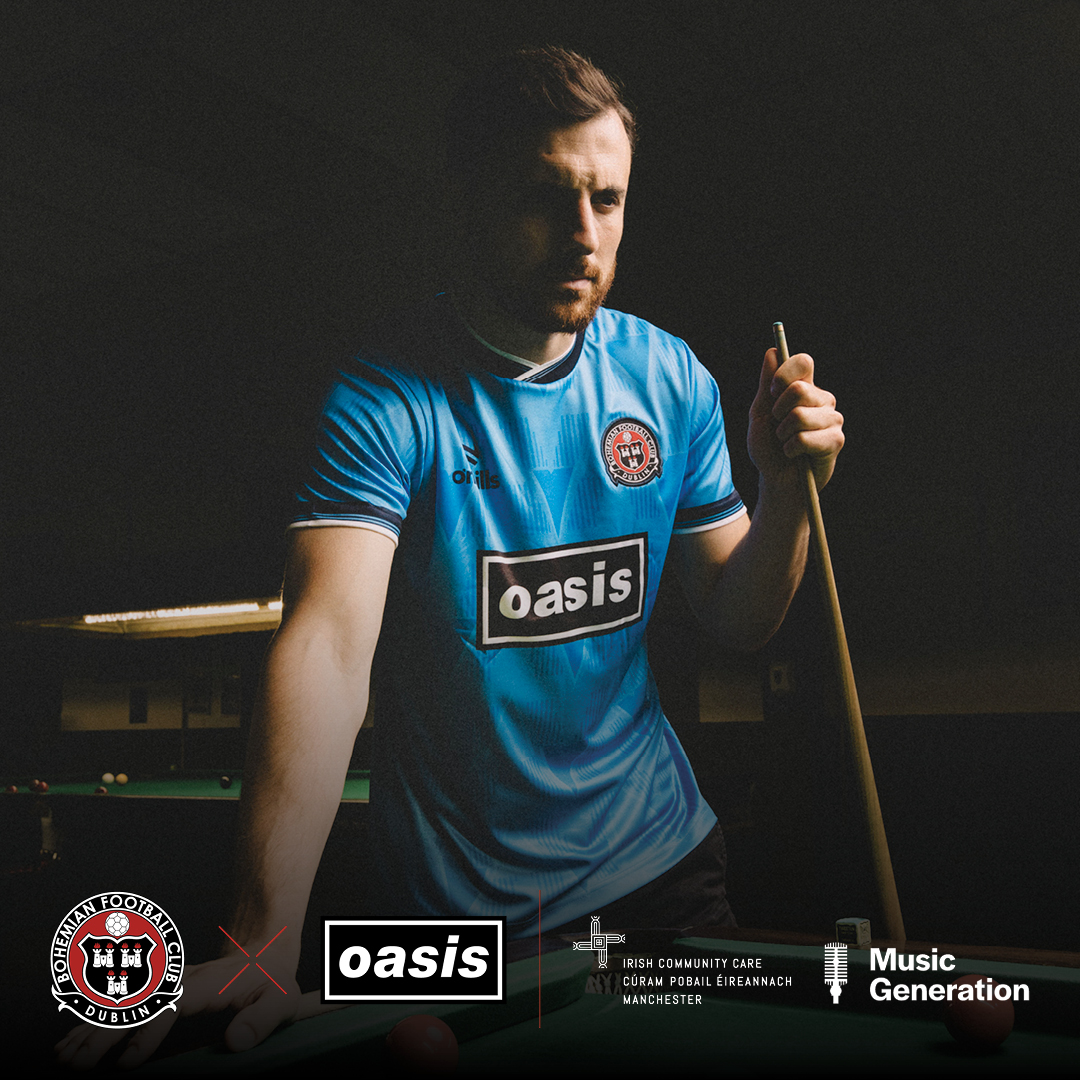ボヘミアンFCの胸スポンサーがOASIS。デザインむちゃかっこいい