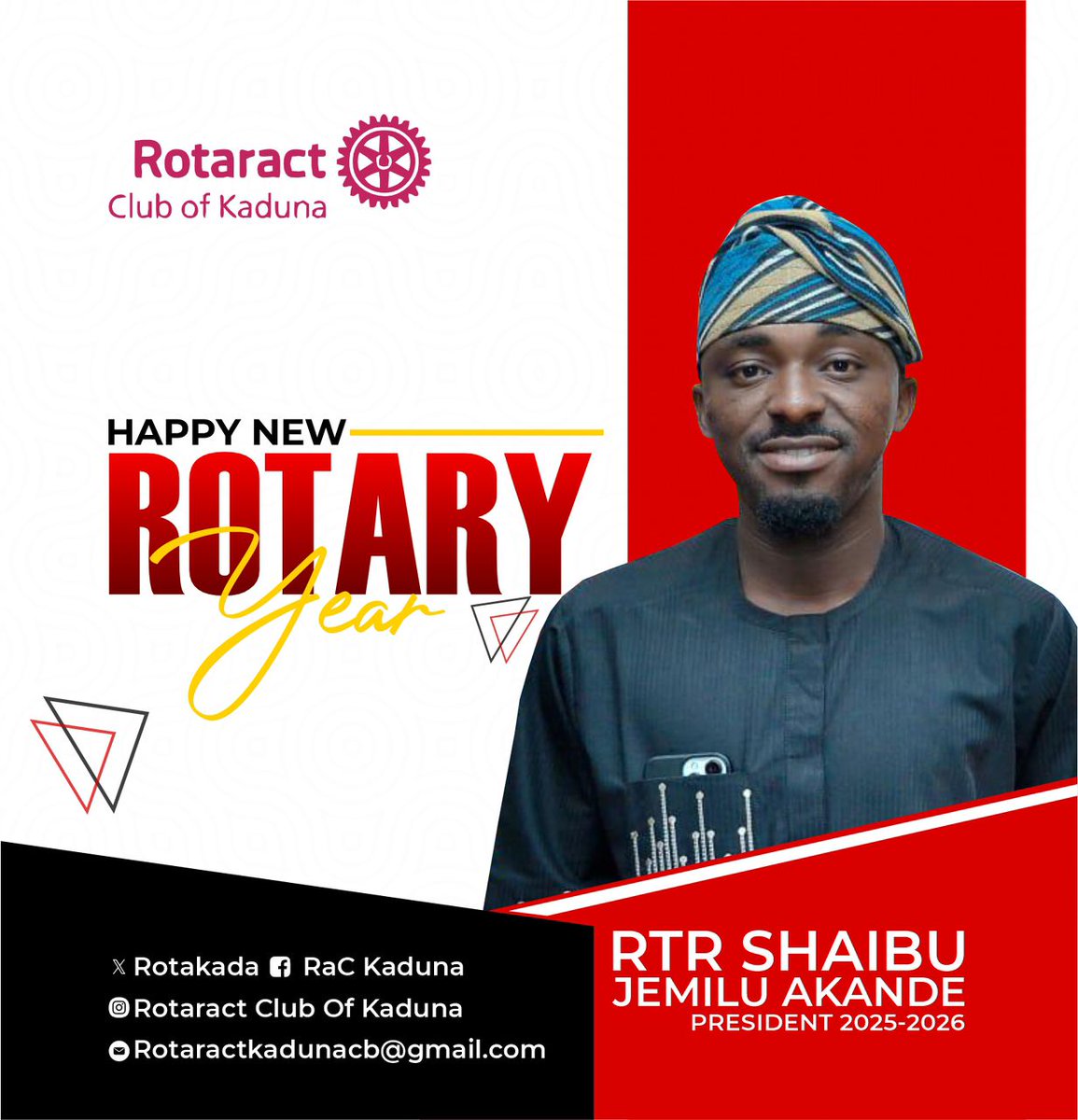 Rotakada's tweet image. *FELLOWSHIP*

CONGRATULATIONS TO US ALL.

I want to officially welcome us to this amazing Rotary Year tagged “*UNITE FOR GOOD”* it is not just a theme but strong words of encouragement that is set to bring us together.