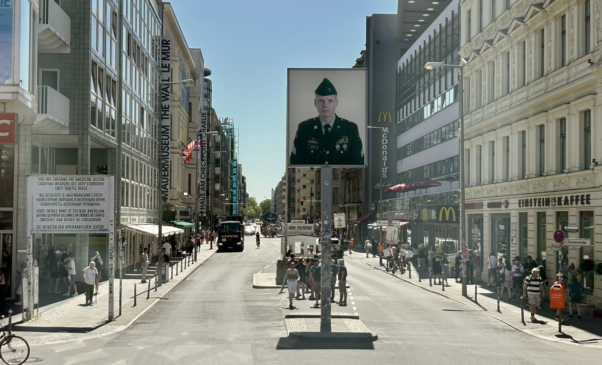 Bruce R. Mendelsohn (The Hired Pen) (@brm90) on Twitter photo You know youāre old when #ColdWar flashpoints you visited early in life become tourist hotspots. #Berlin #CheckpointCharlie <a href="/BerlinTourism/">visitBerlin</a> <a href="/visitberlin/">visitBerlin</a> #travel You know youāre old when #ColdWar flashpoints you visited early in life become tourist hotspots. #Berlin #CheckpointCharlie <a href="/BerlinTourism/">visitBerlin</a> <a href="/visitberlin/">visitBerlin</a> #travel