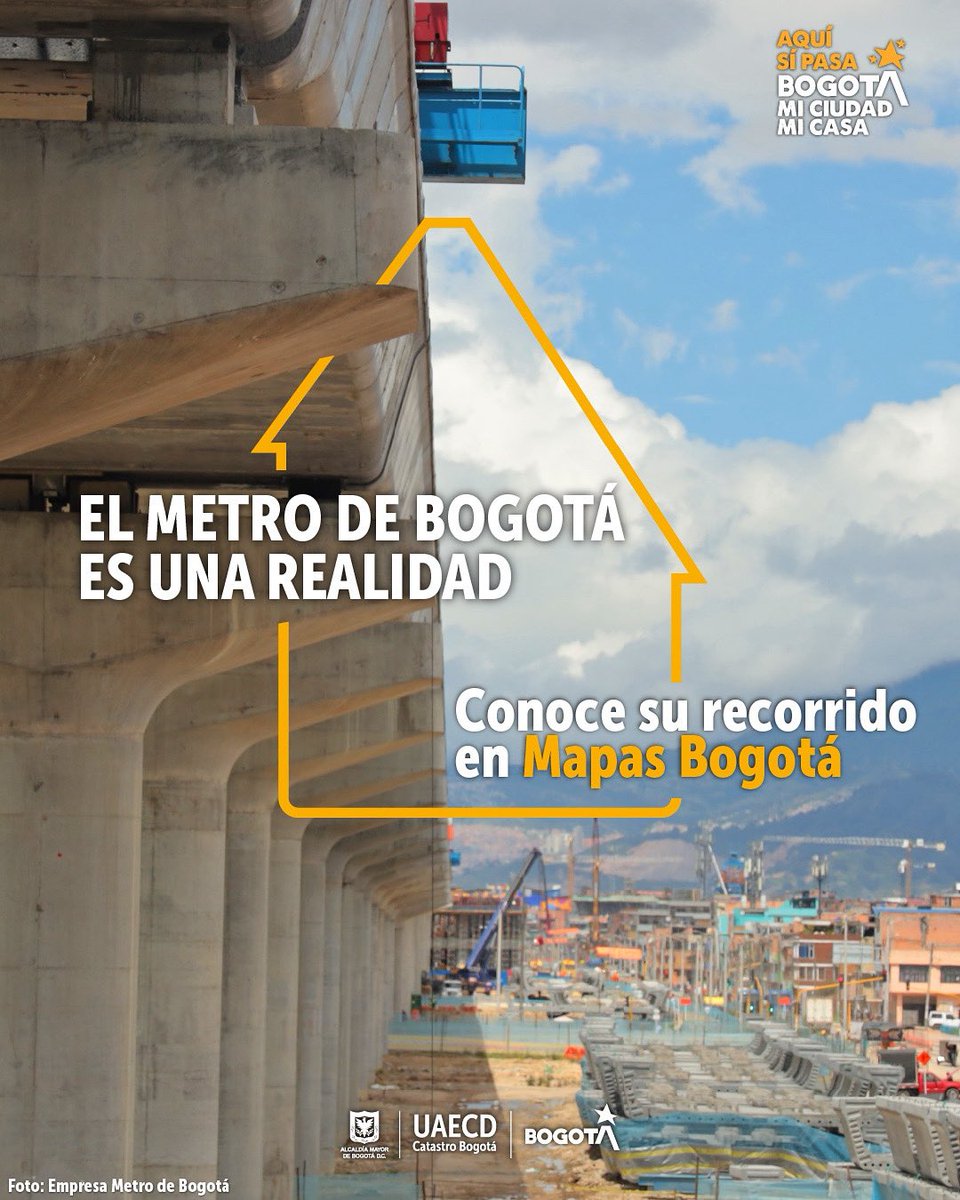 Catastro Bogotá (@catastrobogota) on Twitter photo #AquíSíPasa I El Metro de Bogotá tiene su propio mapa. Conoce su recorrido y estaciones en Mapas Bogotá 👉 shorturl.at/rIa9j
<a href="/MetroBogota/">Metro de Bogotá</a>
#Ideca
#UnCatastroParaBogotá #AquíSíPasa I El Metro de Bogotá tiene su propio mapa. Conoce su recorrido y estaciones en Mapas Bogotá 👉 shorturl.at/rIa9j
<a href="/MetroBogota/">Metro de Bogotá</a>
#Ideca
#UnCatastroParaBogotá