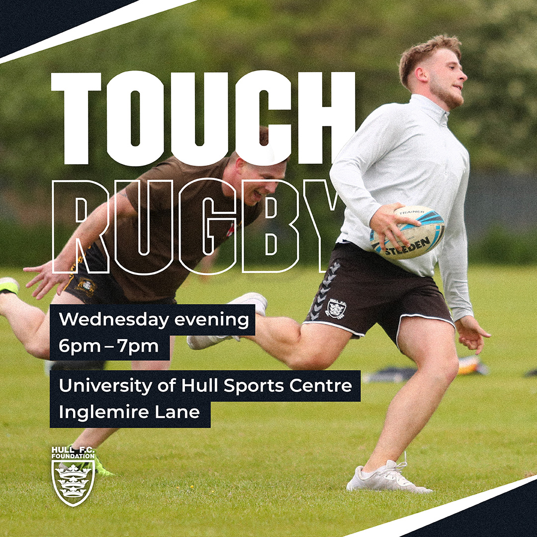 FCComFoundation's tweet image. 𝗧𝗢𝗨𝗖𝗛 𝗥𝗨𝗚𝗕𝗬 🏉 

Join us tomorrow night for our Touch Rugby session! 🙌 

Kicking off at 6pm on the 3G pitch, head down, have a laugh, and throw the ball around with us!👟

#InOurCommunity⚫️⚪️