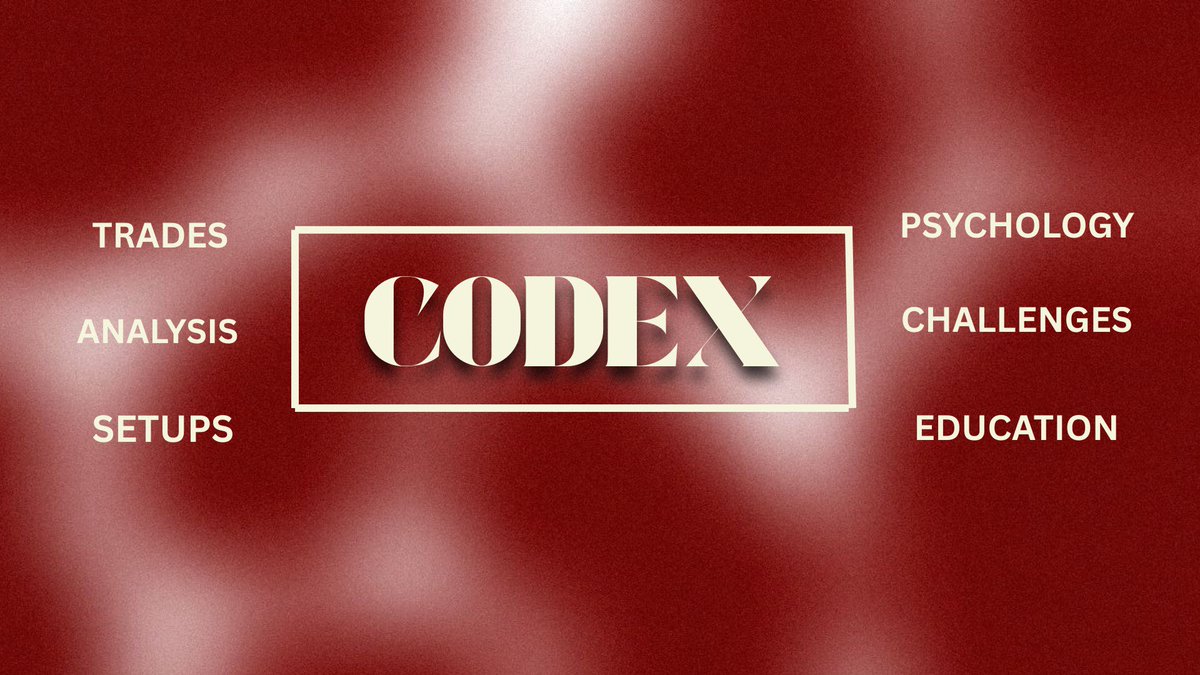 CODEX (@thecodextrading) on Twitter photo ๐๐ข๐๐๐ซ ๐๐น๐ฎ๐ฟ๐ถ๐๐ ๐ถ๐ป ๐๐ต๐ฎ๐ผ๐.
A space built for traders who value structure, precision, and growth. Inside, youโll find clean setups, sharp analysis, psychology, tactical challenges, and noise free education all designed to help you refine your edge.
๐๐ฒ๐ท๐ด๐ ๐๐ข๐๐๐ซ ๐๐น๐ฎ๐ฟ๐ถ๐๐ ๐ถ๐ป ๐๐ต๐ฎ๐ผ๐.
A space built for traders who value structure, precision, and growth. Inside, youโll find clean setups, sharp analysis, psychology, tactical challenges, and noise free education all designed to help you refine your edge.
๐๐ฒ๐ท๐ด๐