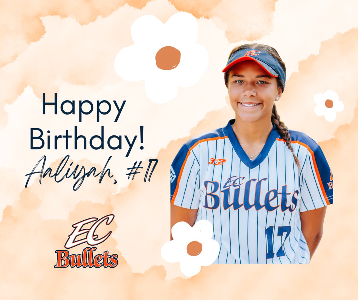 EC Bullets Cornett (@ecbcornett27) on Twitter photo Happy Birthday to our #17, Aaliyah Alexander! 🥳🥳 We cannot wait to celebrate with you on the 🥎 field today!! 🧡💙 <a href="/Ajalexander42/">Aaliyah.Alexander</a> Happy Birthday to our #17, Aaliyah Alexander! 🥳🥳 We cannot wait to celebrate with you on the 🥎 field today!! 🧡💙 <a href="/Ajalexander42/">Aaliyah.Alexander</a>