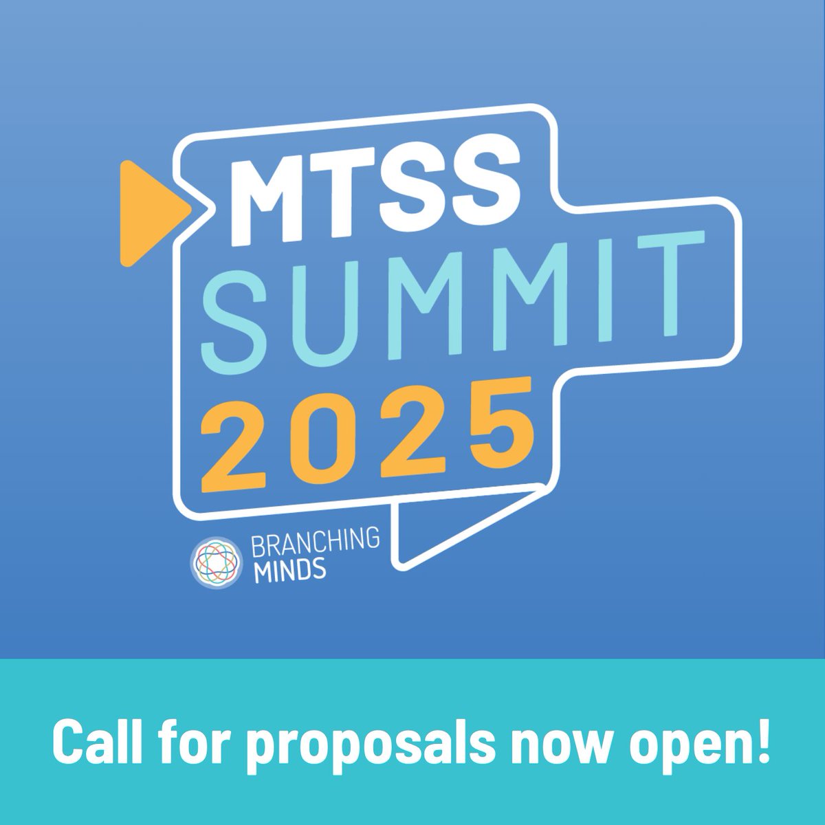 BranchingMinds's tweet image. Call for proposals is now open!🎉 

Share your #MTSS story and help lead what’s next in #K12 student success.

Submit your proposal + learn more: hubs.la/Q03vhCV80

#SchoolLeaders #MTSSsummit #k12education #edtech #mtss #branchingminds #StudentSuccess