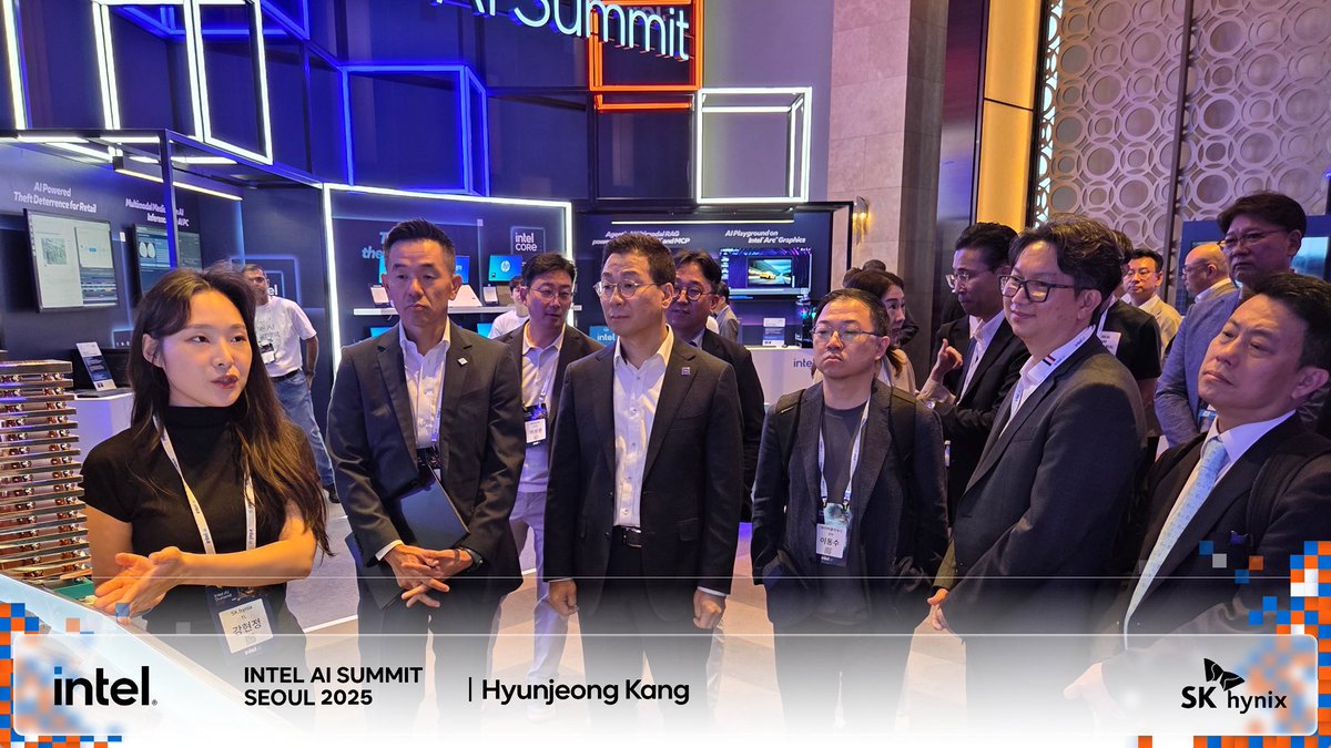 At the Intel AI Summit, <a href="/SKhynix/">SK hynix</a> team members stepped into the spotlight—not just to represent our cutting-edge memory technologies, but to engage, share, and shape the future of AI firsthand. Get to know the people driving the evolution of memory. 

#SKhynix #IntelAISummit