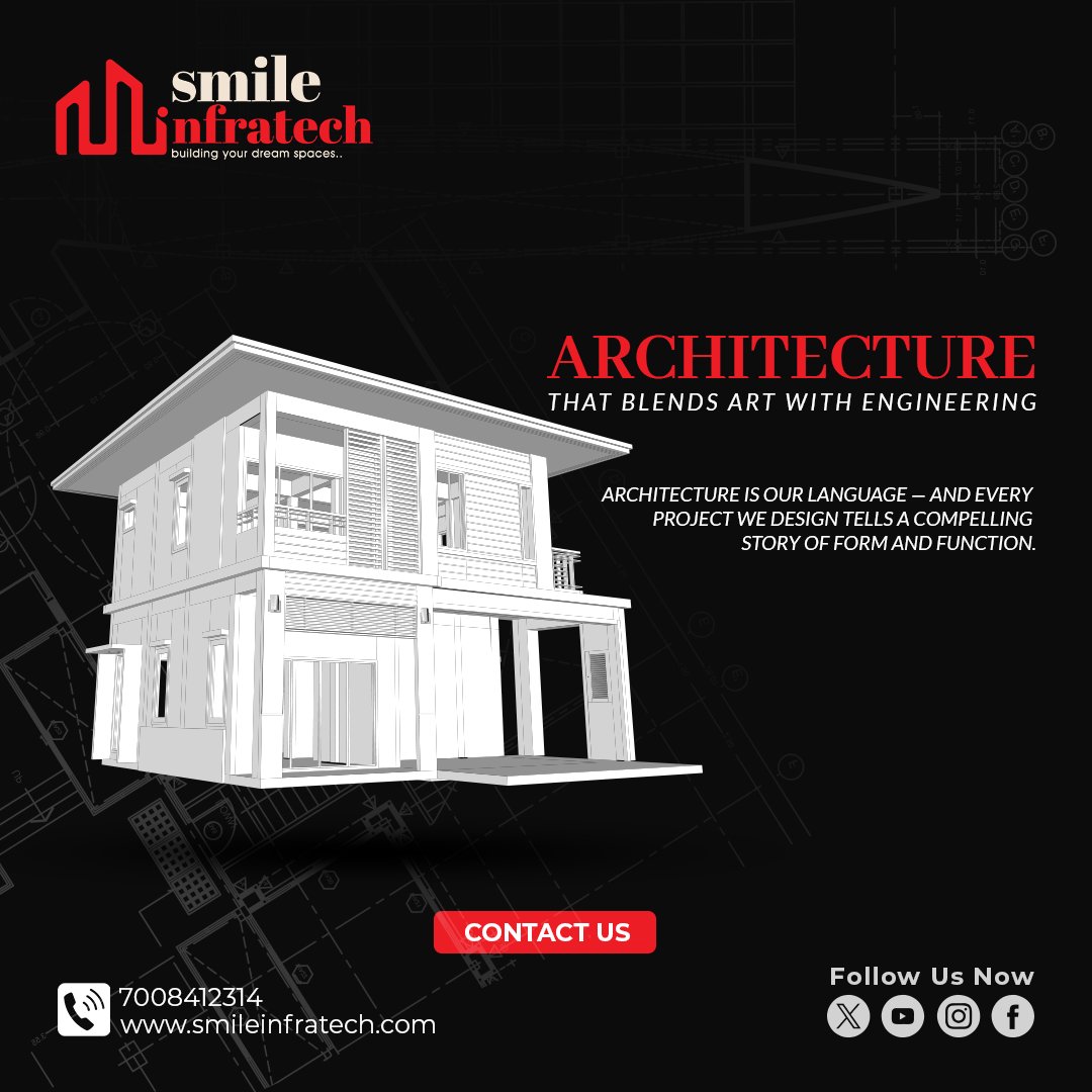 smileInfratech's tweet photo. 🏛️ Where creativity meets construction — we design more than just buildings, we design stories.

#smileinfratech #architecturaldesign #designmatters #modernarchitecture #dreamspaces #innovativedesigns #architecturelife #creativespaces #designandbuild #smartarchitecture https://t.co/JLDkY7PewE