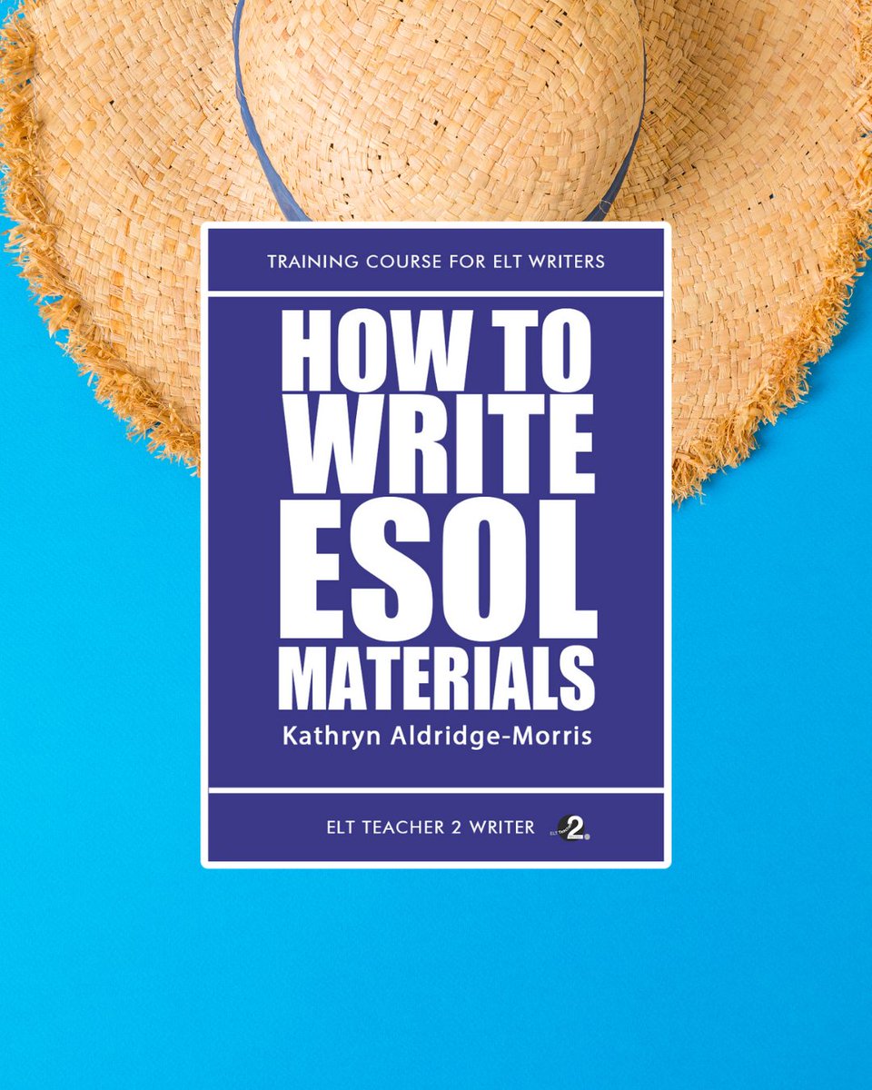 All you need this summer ... a shady hat and a good book.
ELTteacher2writer.co.uk