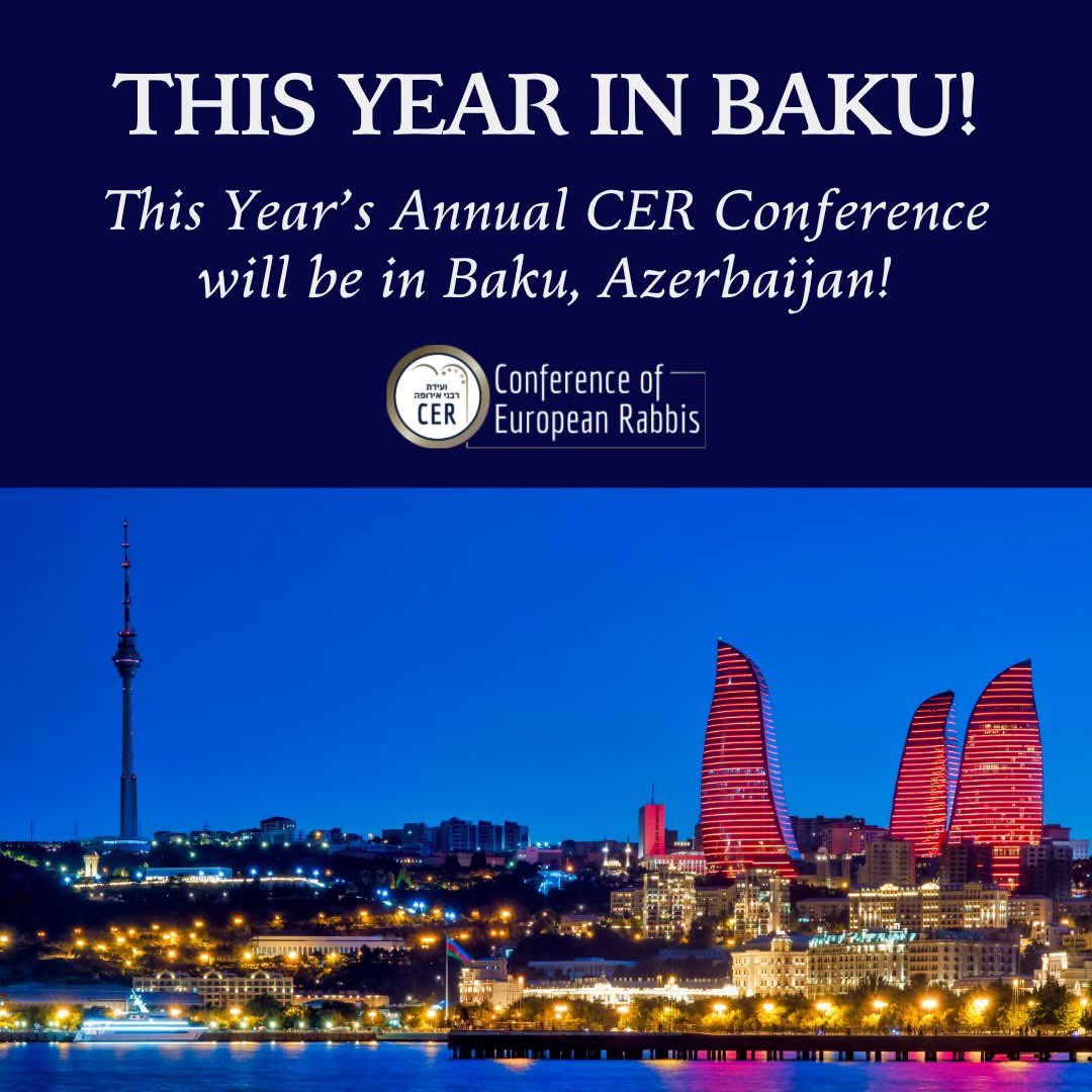 europeanrabbis's tweet image. This November, @EuropeanRabbis will host our annual summit in Baku, #Azerbaijan 🇦🇿
We will be bringing together leading rabbis and influential figures to discuss European Jewish life, rising antisemitism, Azerbaijan’s regional role, and more.
#AbrahamAccords #Europe #Jewish