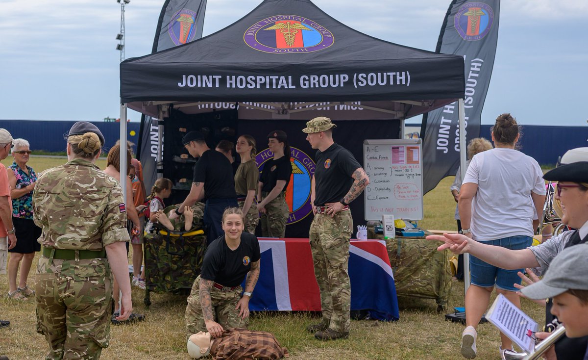 DMS_JHG_South (@dms_jhg_south) on Twitter photo This week, JHGS attended the Armed Forces Day at Southsea Common, Portsmouth. Showcasing the work undertaken by our personnel.
Here at JHG South, we provide doctors, nurses, BMS, ODPs, and HCAs in support of our Armed Forces across the globe.
#ArmedForces <a href="/DMS_MilMed/">Defence Medical Services</a> This week, JHGS attended the Armed Forces Day at Southsea Common, Portsmouth. Showcasing the work undertaken by our personnel.
Here at JHG South, we provide doctors, nurses, BMS, ODPs, and HCAs in support of our Armed Forces across the globe.
#ArmedForces <a href="/DMS_MilMed/">Defence Medical Services</a>