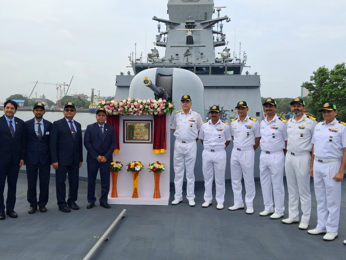 SpokespersonNavy (@indiannavy) on Twitter photo In a major thrust to #AatmanirbharBharat, Udaygiri, the second warship of the Project P17A Nilgiri Class stealth frigates, designed by Warship Design Bureau of #IndianNavy, overseen by the Warship Overseeing Team (Mumbai) and built by <a href="/MazagonDockLtd/">Mazagon Dock Shipbuilders Limited</a>, Mumbai was delivered to the In a major thrust to #AatmanirbharBharat, Udaygiri, the second warship of the Project P17A Nilgiri Class stealth frigates, designed by Warship Design Bureau of #IndianNavy, overseen by the Warship Overseeing Team (Mumbai) and built by <a href="/MazagonDockLtd/">Mazagon Dock Shipbuilders Limited</a>, Mumbai was delivered to the