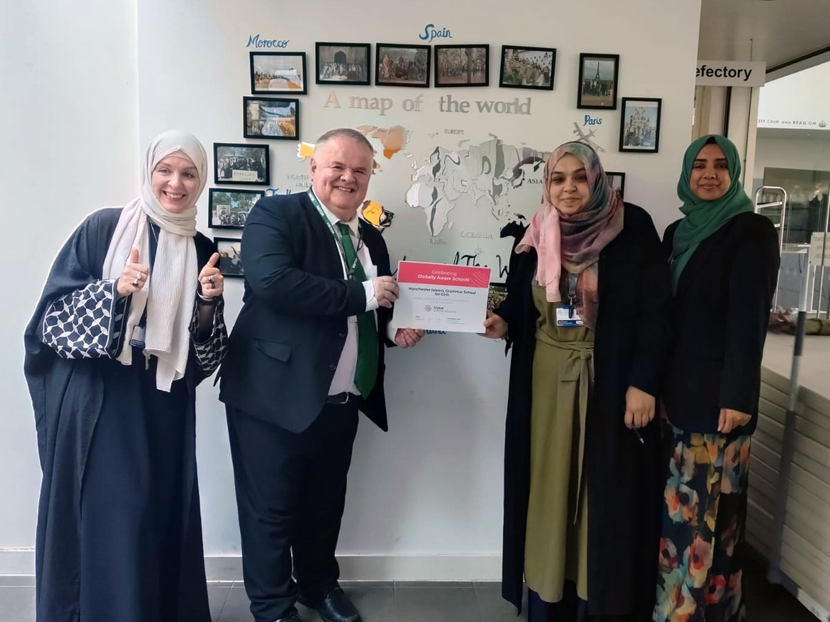 Global School Alliance (@gschoolalliance) on Twitter photo Yesterday we met with Ms Kossar and her colleagues to present <a href="/MIGSG_/">Manchester Islamic Grammar School For Girls</a> with the #GloballyAwareSchools certificate, recognising their outstanding work in developing globally minded students. 🌍 Yesterday we met with Ms Kossar and her colleagues to present <a href="/MIGSG_/">Manchester Islamic Grammar School For Girls</a> with the #GloballyAwareSchools certificate, recognising their outstanding work in developing globally minded students. 🌍