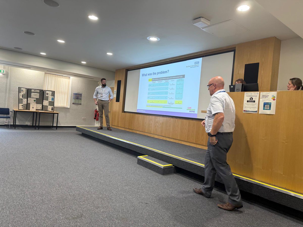 QualityNCA's tweet image. Our final presentation today was from Elliot Armstrong presenting Urgent Care single point of access and call before convey service.