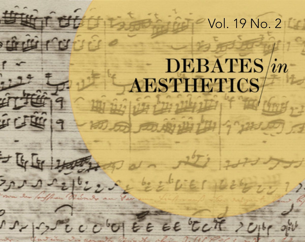 Debates in Aesthetics Journal tweet media