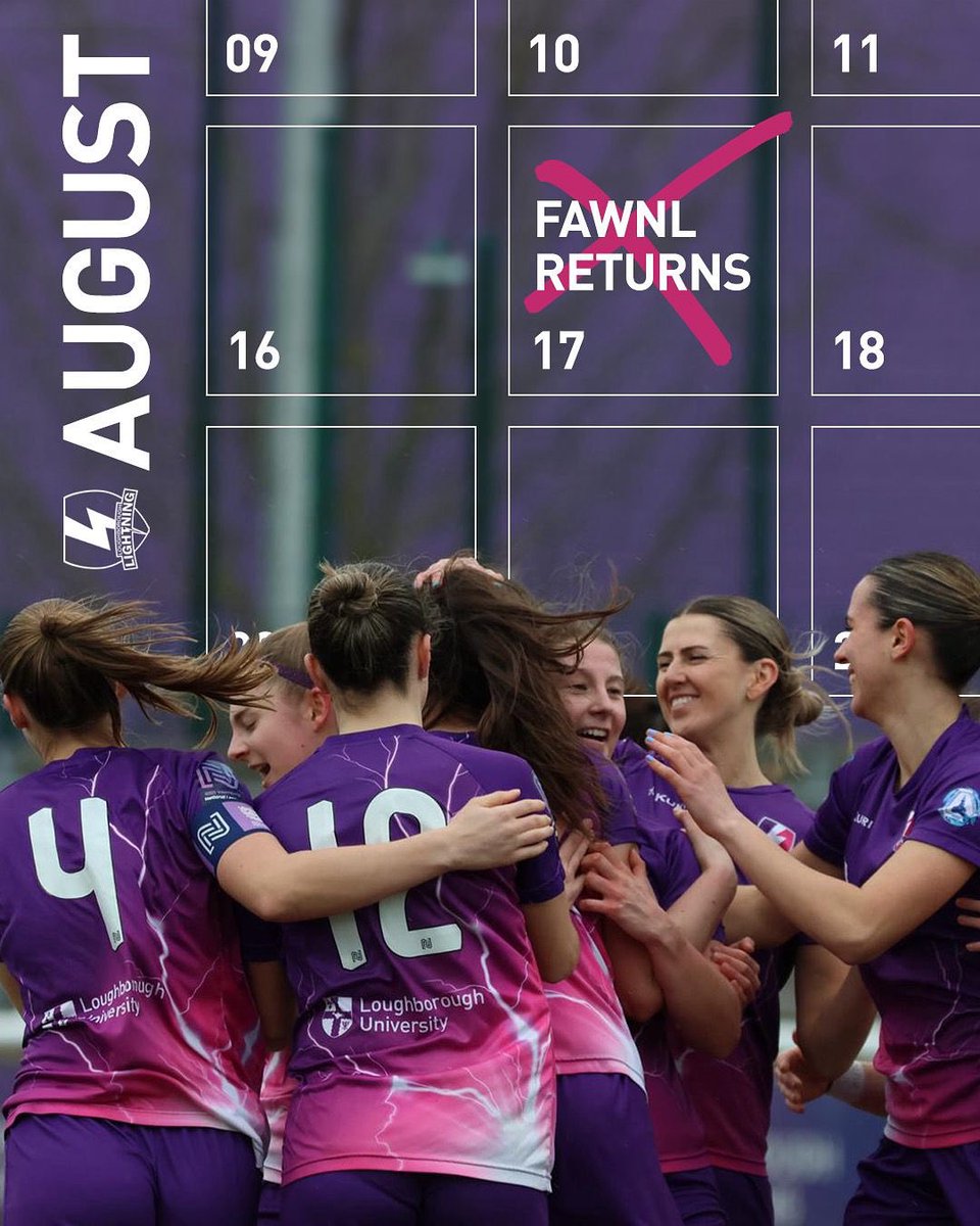 SAVE. THE. DATE 👀🗓️

#lightningstrikes <a href="/FAWNL/">FA Women's National League</a>