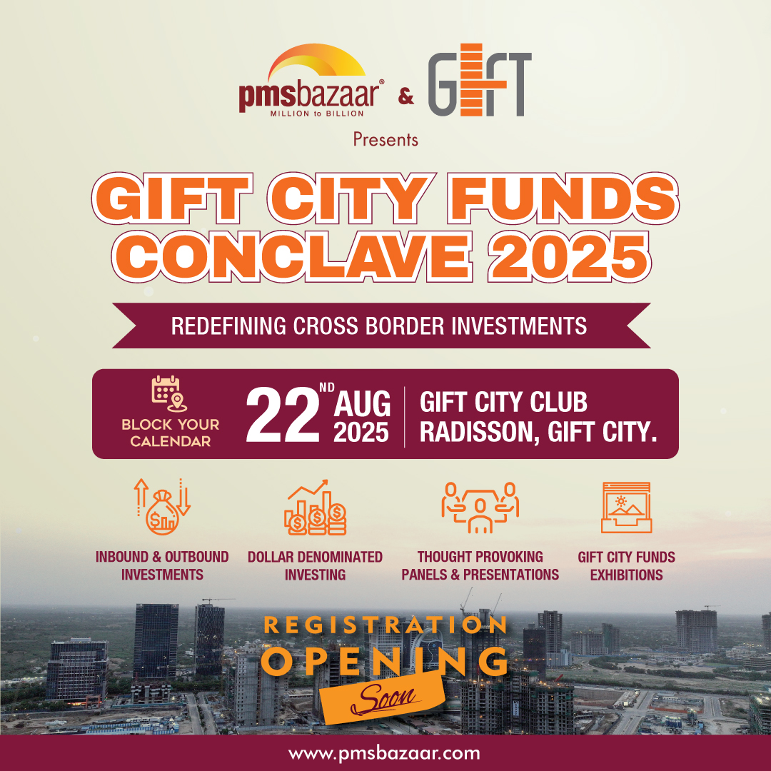 𝐏𝐌𝐒 𝐁𝐚𝐳𝐚𝐚𝐫 𝐢𝐬 𝐩𝐫𝐨𝐮𝐝 𝐭𝐨 𝐚𝐧𝐧𝐨𝐮𝐧𝐜𝐞 𝐭𝐡𝐞 𝐆𝐈𝐅𝐓 𝐂𝐈𝐓𝐘 𝐅𝐔𝐍𝐃𝐒 𝐂𝐎𝐍𝐂𝐋𝐀𝐕𝐄 𝟐𝟎𝟐𝟓!

After successfully hosting PMS Bazaar Conclaves across multiple cities in India, we’re now taking the conversation to the next level — 𝐣𝐨𝐢𝐧 𝐮𝐬 𝐚𝐭