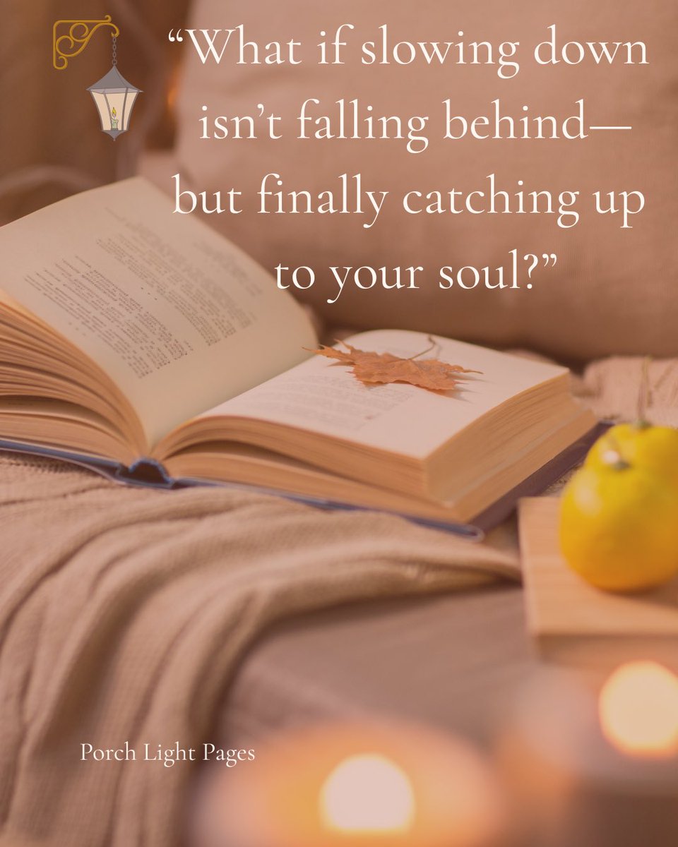 Loricarolmaloy's tweet photo. What if slowing down isn’t falling behind—but finally catching up to your soul?
#MarginEncouragement #PorchLightPages #Enoughness https://t.co/nJMiN8J6me