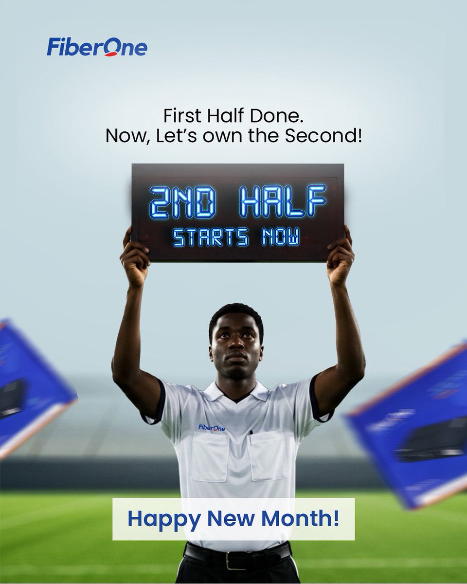 FOBroadband's tweet image. Welcome to the second half of the year. A fresh start. New goals. Greater possibilities. Let’s stay connected and make it remarkable.
Happy New Month from FiberOne.
#HappyNewMonth #SecondHalf #FiberOne #StayConnected
