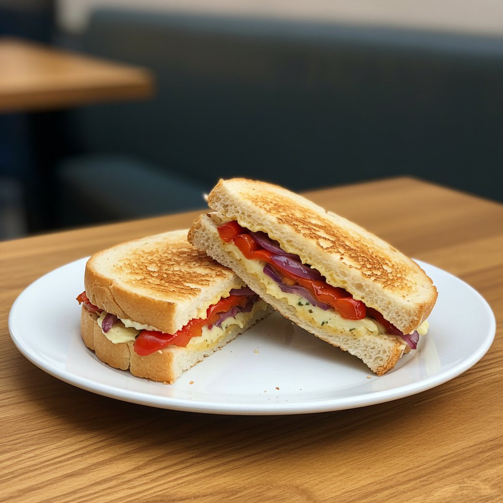MenusofOffMenu's tweet image. #SamCampbell starter at the @OffMenuOfficial Restaurant: &quot;Pepper Crunch sandwich from @CRUNCH_and_CO in Brighton&quot; #offmenupodcast #menusofoffmenu