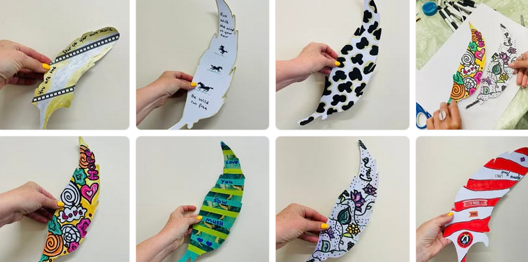 Stag_RosePPG's tweet photo. #tuesdayinspiration 🪽

Fantastic project with Pen &amp; Purpose - Create a life you love -  with the help of funding from Rotherham Recovery Community 🪽

This AFTERNOON - drop in 1-4pm

Upstairs at Rotherham @Tesco Community Room 🪽

#wings #RecoveryProject #inspirational https://t.co/t2p6lG0vHv