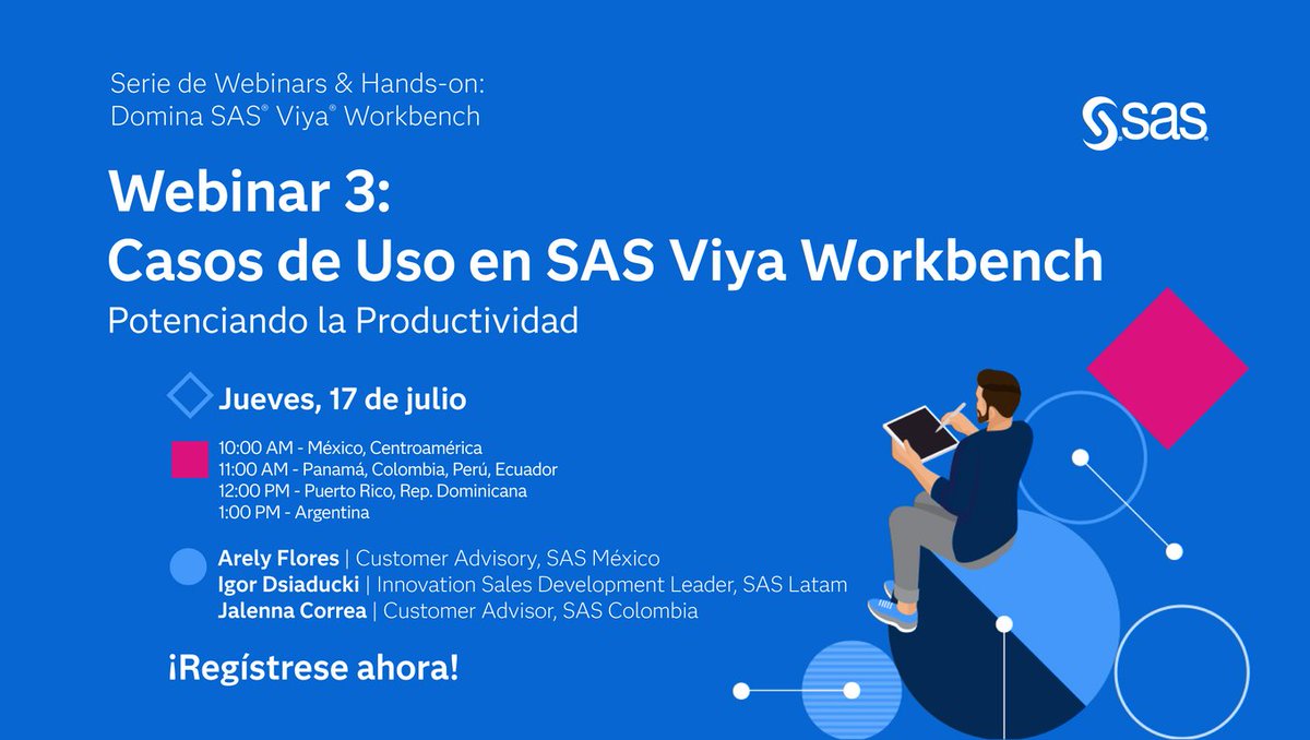 HugoBrasileiro3's tweet image. Descubre cómo #SASWorkbench permite a los equipos desarrollar de manera ágil en sus lenguajes favoritos, sin perder gobernanza ni escalabilidad.
¡Regístrate ahora! 👉🏼 sas.com/gms/redirect.j…
#SASAnalyticsExplorer infl.tv/phns
