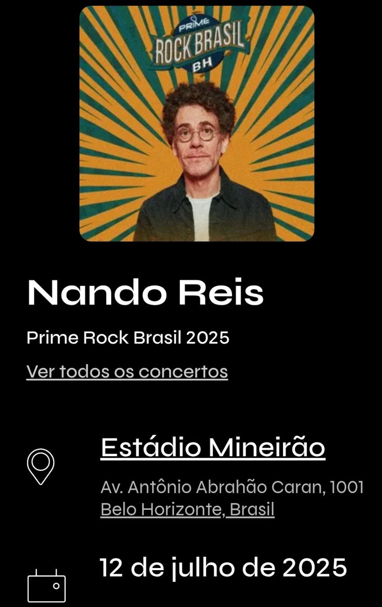 Lembrete!!!
Dia 12 de julho tem show do Nando Reis no Mineirão.
NÃO VÁ!!! 
Avise os amigos.