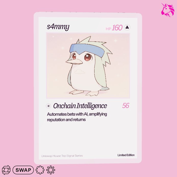 Uniswap did something special at Permissionless NYC — and it wasn’t just the merch.

They gave out Uniswap-themed trading cards — not of tokens, but of people.
Each card was based on what you actually do in crypto.

Then they took it digital — anyone could connect their X account