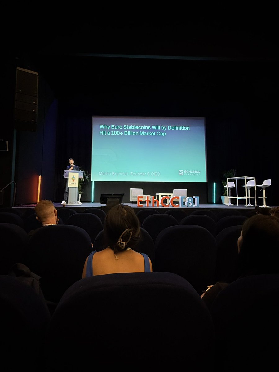 Blockscape (@blockscapelab) on Twitter photo π βThe role of the dollar in global finance will be declining during the next 10 years.β
πͺπΊ βI can assure you that Euro is not going anywhere.β
β Martin Bruncko, CEO of <a href="/Schuman_io/">Schuman Financial | EURΓP</a> at #EthCC8
With the dollar on track for its worst year in 40+, the spotlight shifts to euro π βThe role of the dollar in global finance will be declining during the next 10 years.β
πͺπΊ βI can assure you that Euro is not going anywhere.β
β Martin Bruncko, CEO of <a href="/Schuman_io/">Schuman Financial | EURΓP</a> at #EthCC8
With the dollar on track for its worst year in 40+, the spotlight shifts to euro