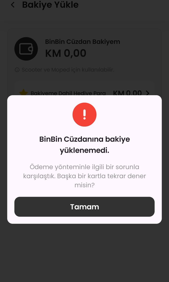 yuhbeyaws1's tweet photo. @binbin_tr Berbat sisteminiz var. Haydi bakalım bunu çözün. Çare bulun bana,kaç tane kart denedim. Her neye geçtiysenizde olmamış. Çalışmıyor!!! @binbin_tr https://t.co/1r7qoVzBli