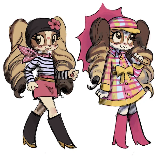 little doodles of pinkie I did while drinking my morning coffee ^_^