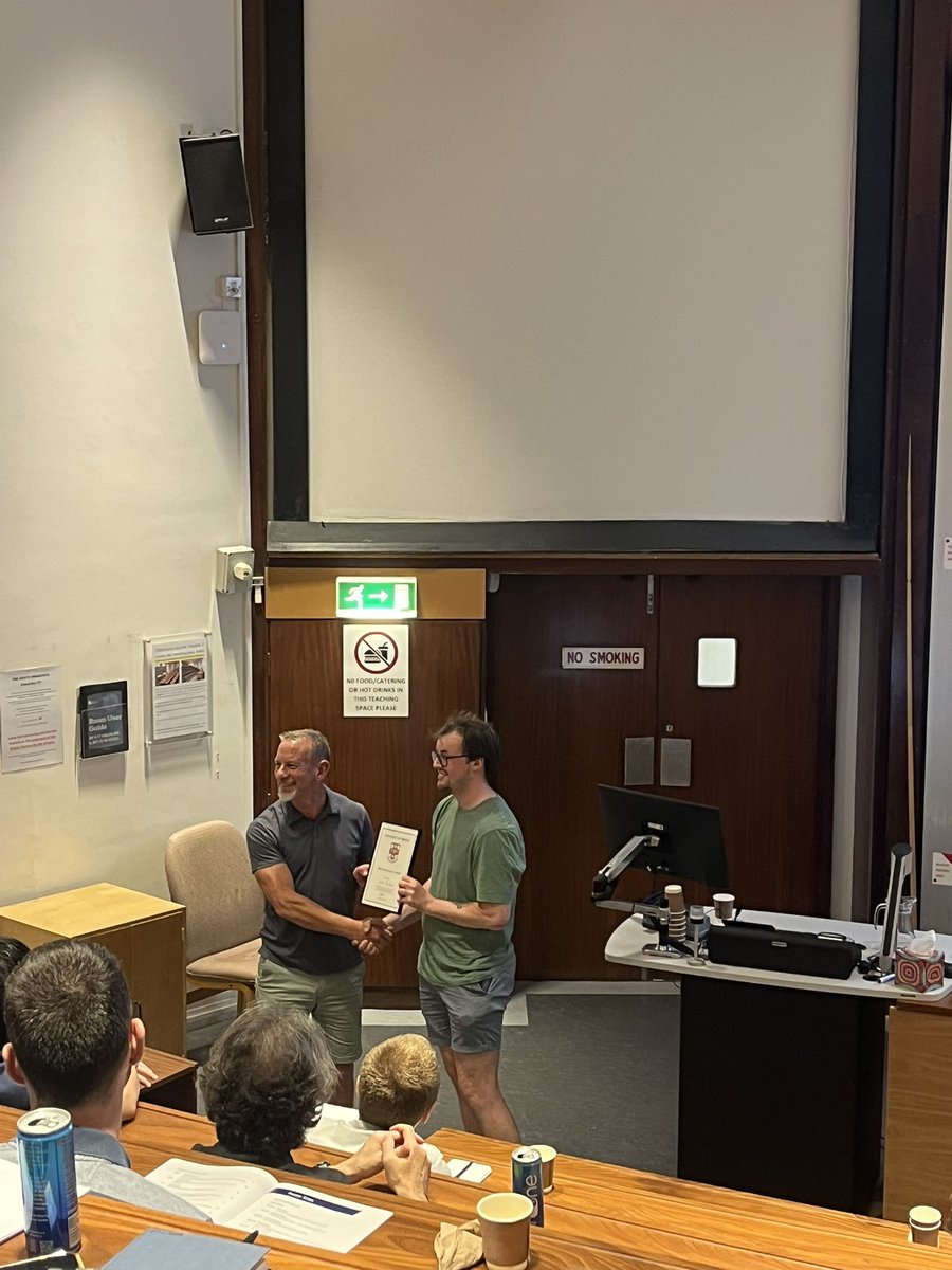 TECS and Bristol ChemSynth CDTs (@bcs_cdt) on Twitter photo Now we have some awards to give out, huge congratulations to Nina Allen and <a href="/williamj_tw/">William Terry-Wright</a> for winning the 2021 and 2023 poster prizes! Now we have some awards to give out, huge congratulations to Nina Allen and <a href="/williamj_tw/">William Terry-Wright</a> for winning the 2021 and 2023 poster prizes!