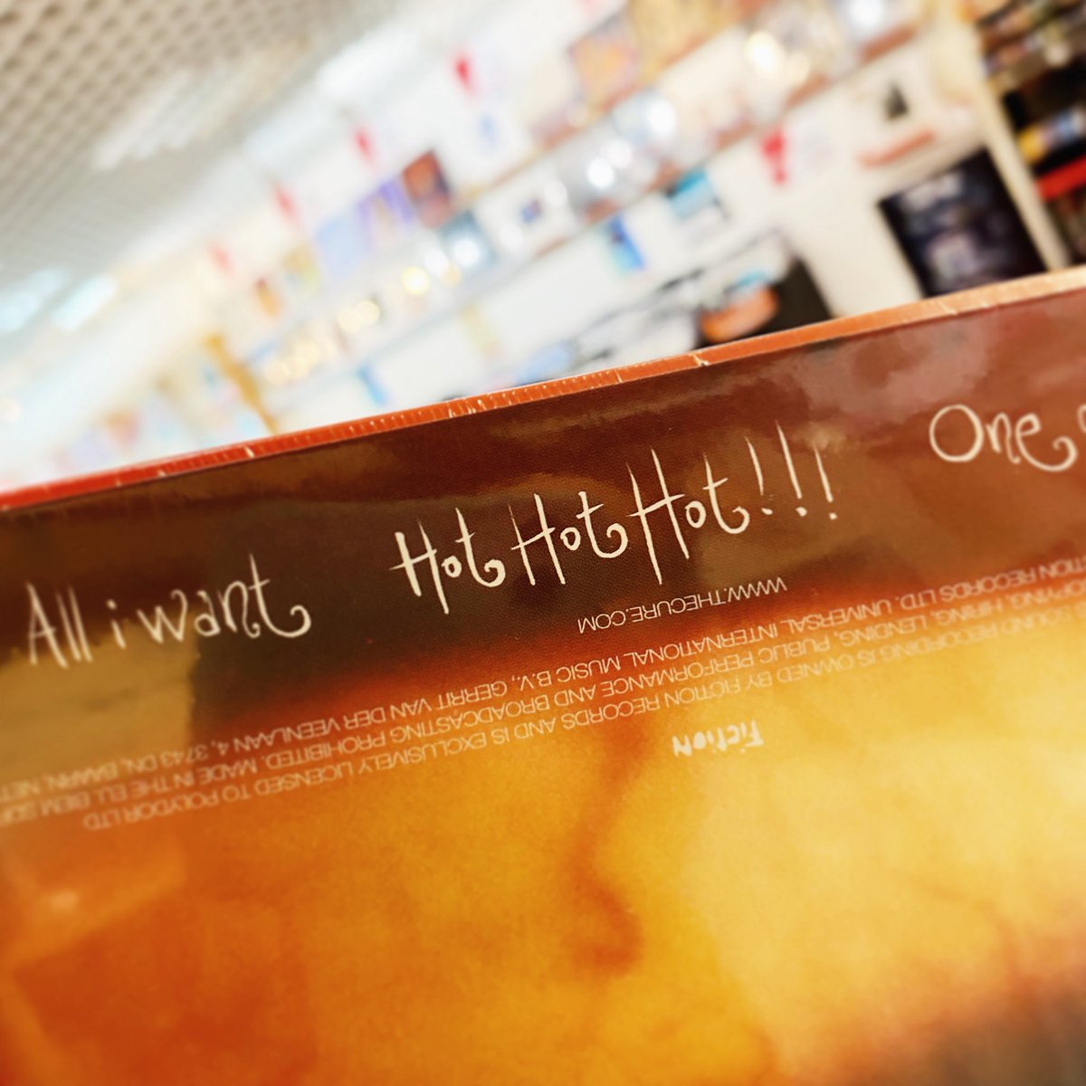 Only seems right to play one of our favourite <a href="/thecure/">The Cure</a> songs on a day like today, as it is Hot! Hot! Hot!

#vinyl #thecure #recordshop #heatwave #vinyllove #vinylrecord